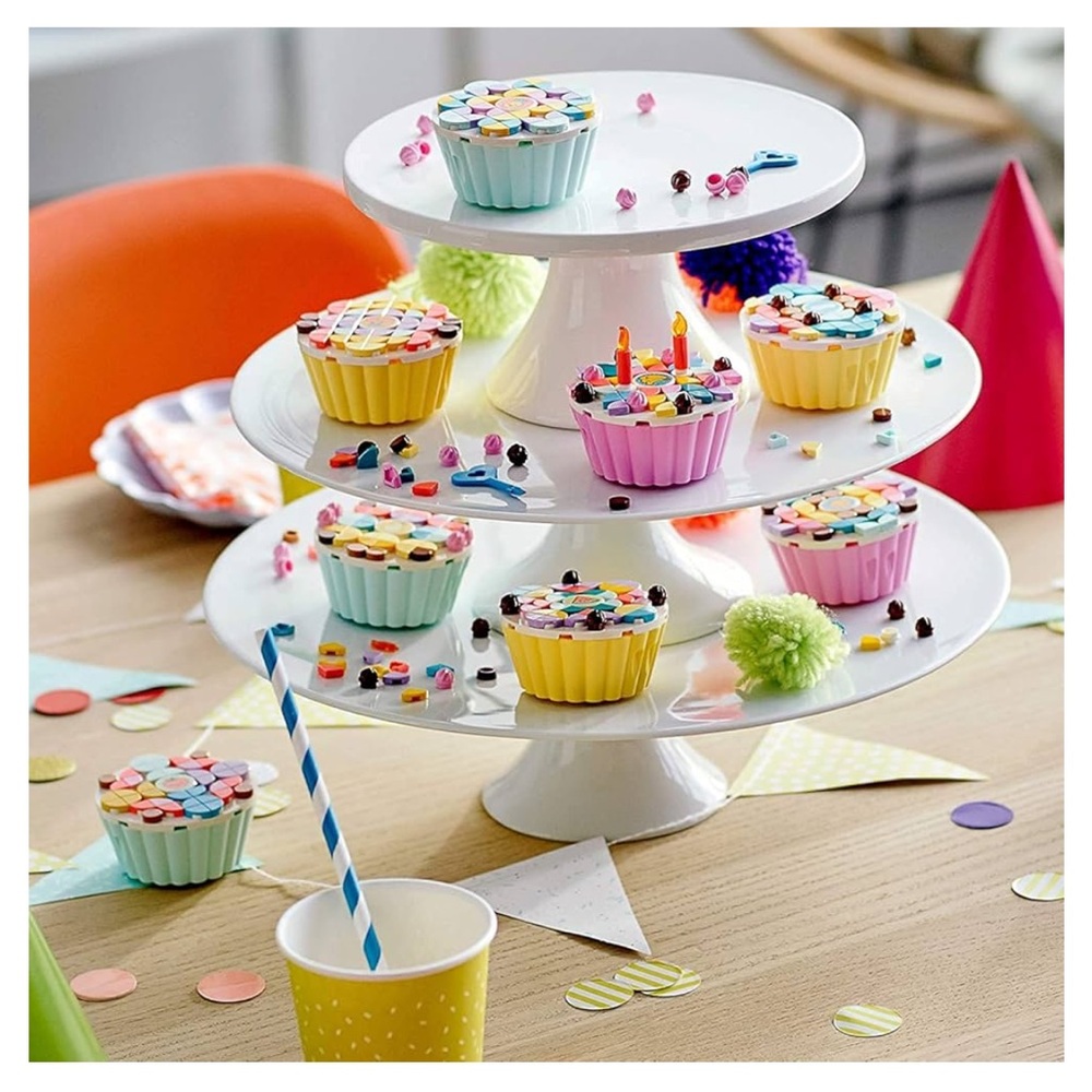 set of 4 LEGO DOTS Creative Party cupcake 🧁